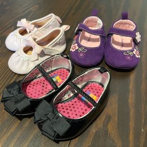 Size 2 Baby Girl Shoe Bundle